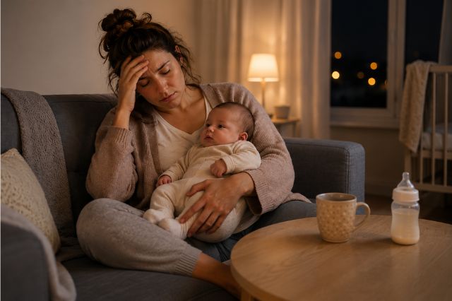 Baby schläft auf einmal schlecht mit 3 Monaten